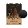 Blok SMLT Art Start Pad Black 120 gsm 20 ark. A5 Spirala 5PS-20/BLACK/TS