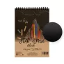 Blok SMLT Art Start Pad Black 120 gsm 20 ark. A5 Spirala 5PS-20/BLACK/TS