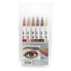 Brush Peny Kuretake Zig Clean Color Real Brush 6 Portrait II set RB-6000AT/6VE