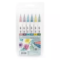 Brush Peny Kuretake Zig Clean Color Real Brush 6 Smoky set RB-6000AT/6VF