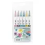 Brush Peny Kuretake Zig Clean Color Real Brush 6 Smoky set RB-6000AT/6VF