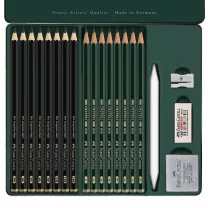 Oł&oacute;wki Faber Castell Pitt Graphite Matt & Castell 9000 20 set 115224
