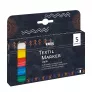Pisaki do Tkanin Ciemnych i Jasnych Javana Opak 5 set 92750