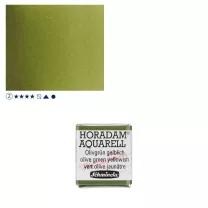 Farba Akwarelowa Schmincke Horadam P&oacute;łkostka 525 S.2 Olive Green Yellowish