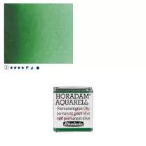 Farba Akwarelowa Schmincke Horadam Półkostka 534 S.2 Permanent Green Olive