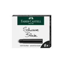Naboje do Pi&oacute;ra z Atramentem Faber-Castell 6 szt. Black 185507