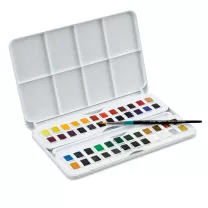 Farby Akwarelowe Daler Rowney Aquafine Studio Set 48 Plastic Box 131900201