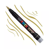 Pisak Uni Posca PCF-350 Brush 25 Gold