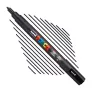 Pisak Uni Posca PC-3M Bullet Shaped 0,9 - 1,3 mm 24 Black