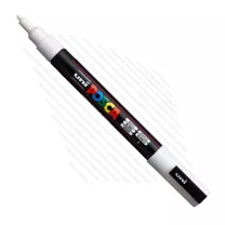 Pisak Uni Posca PC-3M Bullet Shaped 0,9 - 1,3 mm 1 White