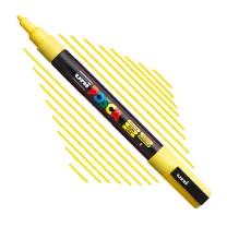 Pisak Uni Posca PC-3M Bullet Shaped 0,9 - 1,3 mm 2 Yellow