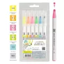 Pisaki Kuretake Clean Color Dot Single Highlight  Colors 6 set TCSD-6100/6VC