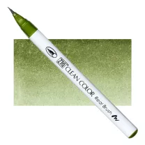 Brush Pen Kuretake Zig Clean Color Real Brush 043 Olive Green