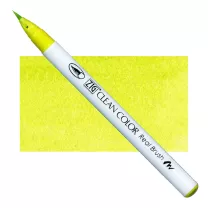 Brush Pen Kuretake Zig Clean Color Real Brush 053 Yellow Green