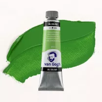 Farba Olejna Talens Van Gogh 40 ml I 614 Permanent Green Medium