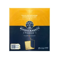 Szlagmetal Giusto Manetti Imitation 14 x 14 cm 25 Płatk&oacute;w Książka Gold 2,5 Colour
