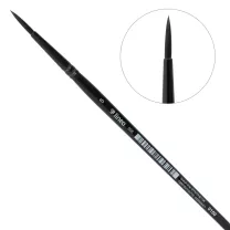 Pędzel Nylonowy Lineo 695 Czarny Okrągły 5
