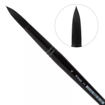 Pędzel Nylonowy Lineo 695 Czarny Okrągły 16