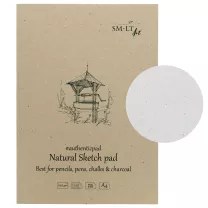 Blok do Rysowania Smlt Art Sketch Pad Natural 100 gsm Studnia Klejony A4 100 ark. EP-100/NT