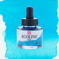 Tusz Talens Ecoline 30 ml 522 Turquoise Blue