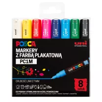Markery Posca Zestaw PC-1M 0,7 mm 8 set