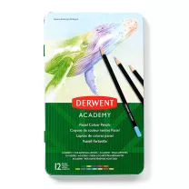Kredki Derwent Academy Pastel Colour Pencils 12 Metal Box 2306022
