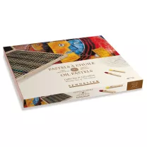 Pastele Olejne Sennelier 125 Wooden Box N132518.120
