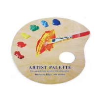 Paleta Papierowa Owalna 25 X 30 Cm 40 Ark 60g A15317A