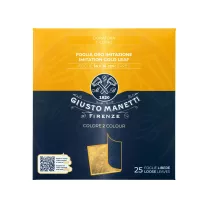 Szlagmetal Giusto Manetti Imitation 14 x 14 cm 25 Płatk&oacute;w Książka Gold 2 Colour
