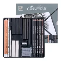 Zestaw do Szkicowania Cretacolor Black and White Box Drawing 25 set 40026