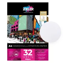 Blok do Marker&oacute;w Zieler Marker & Illustration 100 gsm A4 32 ark. 09299546