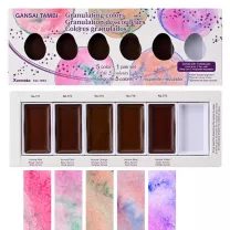 Farby Kuretake Gansai Tambi Granulating Colors 5 + 1 pan set 1 MC20GN/5V