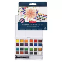 Farby Akwarelowe Derwent Watercolour Paint Pan 24 set 2306260