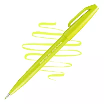 Brush Pen Pentel Brush Sign Pen Lime Green SES15C-K2