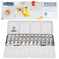 Gwasze Schmincke Horadam Gouache 12 x 5 ml Metal Box set 72716