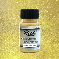 Farba do Tkanin Rich Metallic Textile Paint 50 ml 03485 Extra Gold