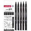 Pisaki do Kaligrafii Uni Pin Calligraphy 5 set ASP015