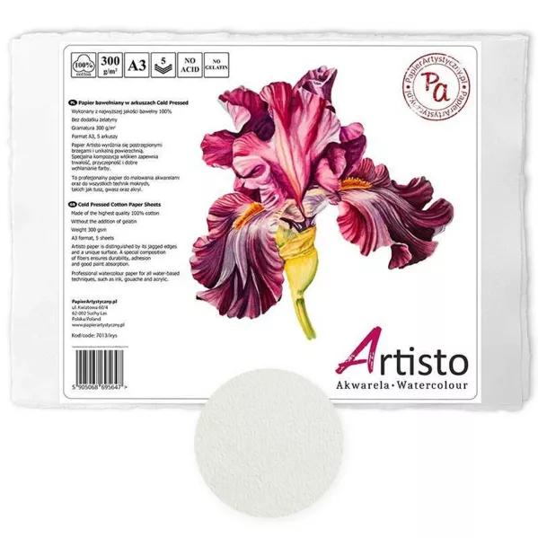 https://www.tintadlaplastykow.pl/gfx/photos/offer_69675158/papier-bawelniany-akwarelowy-artisto-300-gsm-cold-pressed-5-ark-a3-irys-70131_3_2060351717153912.webp