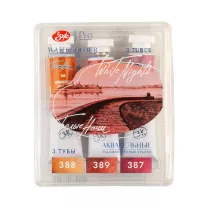Akwarele Białe Noce White Nights Granulating 3 x 10 ml set Flame 191352529