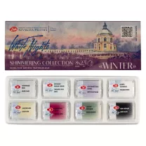 Akwarele Białe Noce White Nights Shimmering Collection 8 set Winter 19412570