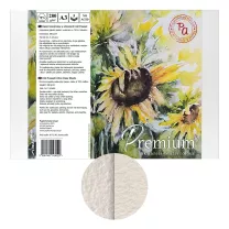 Papier 70% Bawełniany Akwarelowy 280 gsm Cold Pressed 5 ark. A3 Słoneczniki 9013