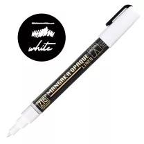 Pisak Akrylowy Kuretake Zig Mangaka Opaque Liner 000 White CNMOL/000