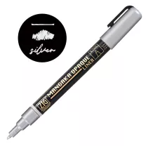 Pisak Akrylowy Kuretake Zig Mangaka Opaque Liner 102 Silver CNMOL/102