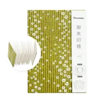 Szkicownik Podr&oacute;żny Kuretake Goshuincho 180 x 122 mm Green Stips LH10-20