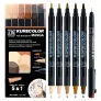 Pisaki Kuretake Kurecolor Fine & Brush For Manga 5+1 Portrait CNKC-2200N/6VPO