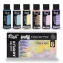 Zestaw Farb Akrylowych Pastelowe odcienie Rich  6X60ml 06011408 Pastel Mastermix Master Acrylic