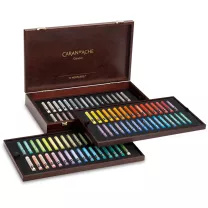 Pastele Olejne Caran d'Ache Neopastel 96 set Wooden Box 7400996