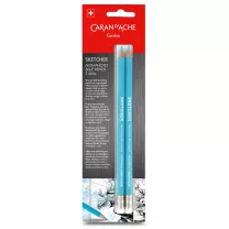 Kredka Caran d'Ache Sketcher Non-Photo Blue Pencil 2 szt. 903302