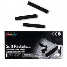 Węgiel do Rysowania Mungyo Soft Pastel For Artists Charcoal MP-12CP