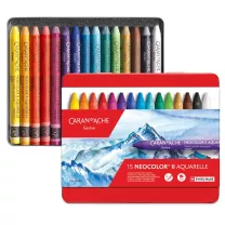 Pastele Caran d'Ache Neocolor II Aquarelle 15 set 7500315